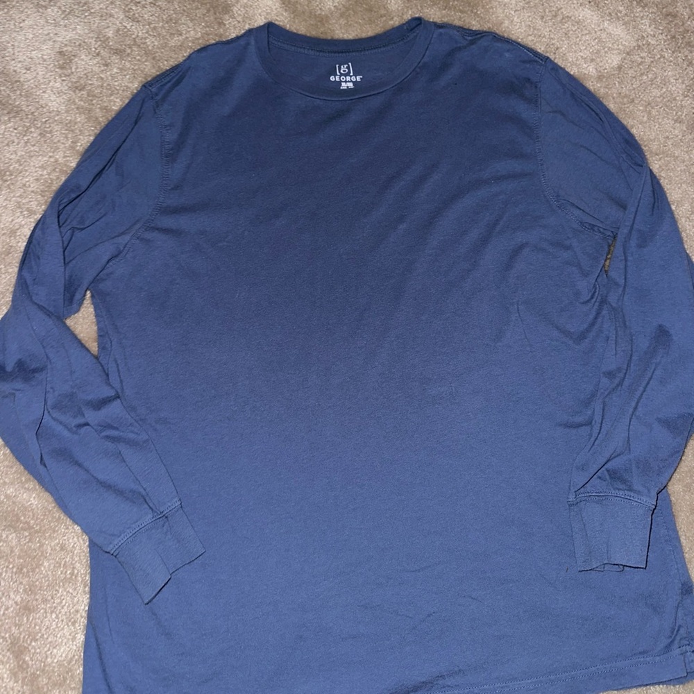Men’s blue long sleeve